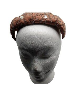 Vintage 40s 50s Ladies Cocktail Hat Marche Italy Retro Hollywood Granny Cosplay
